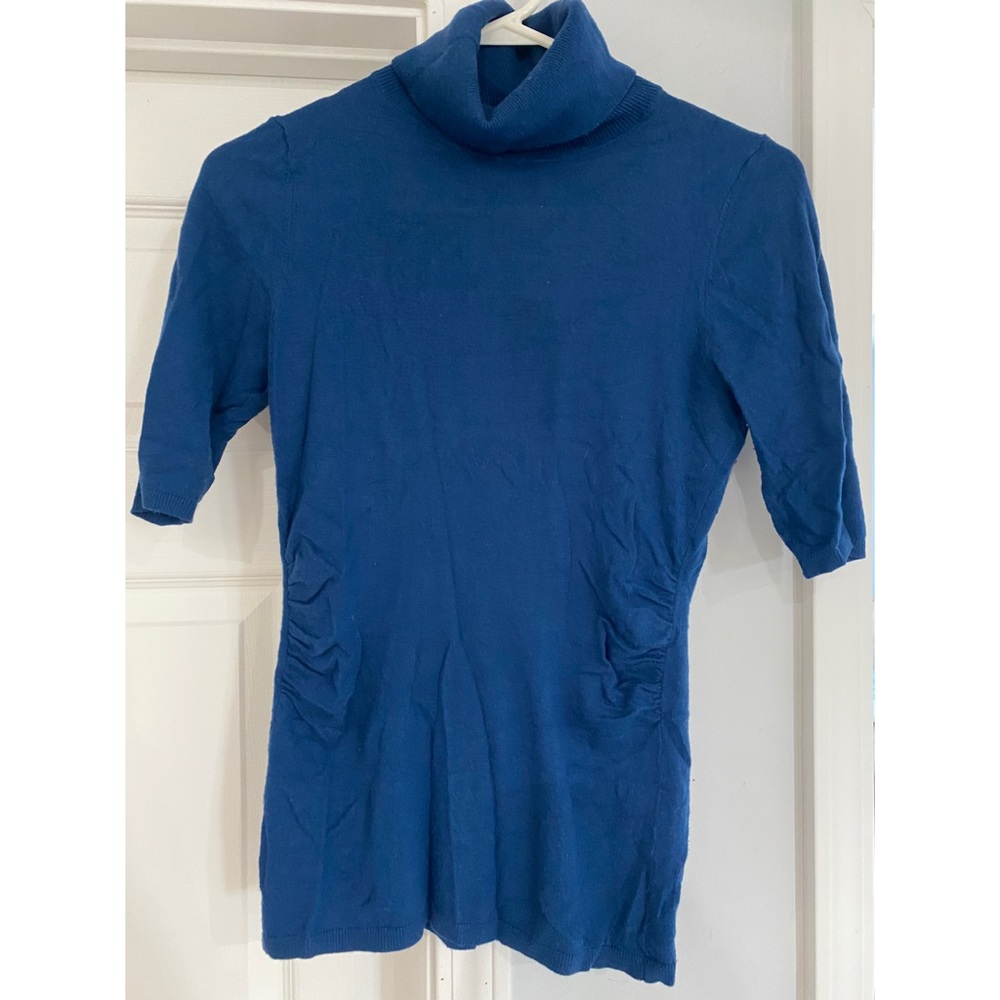 Blue turtleneck LOFT Sweater